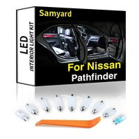 interior led for nissan pathfinder r50 r51 r52 r53 1986 2016 2017 2018 2019 2020 2021 2022 canbus car map dome light kit