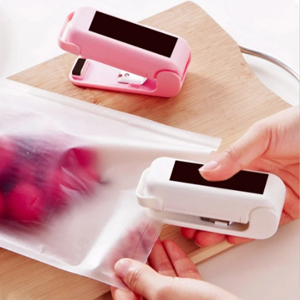 

Mini Selador de Embalagen Vedação Portátil á Saco a Vácuo para Cozinha Casa