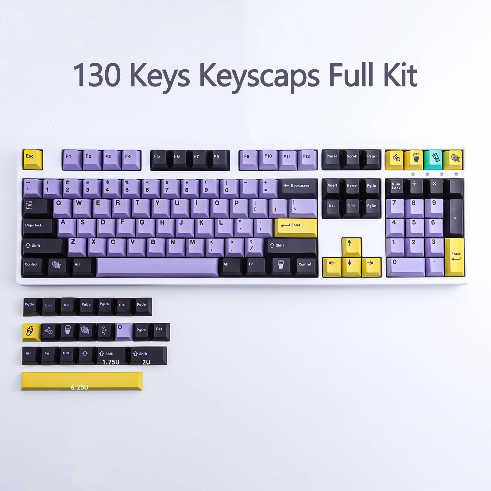 Колпачки для клавиш GMK Taro PBT колпачки с 130 клавишами Cherry Profile DYE-SUB