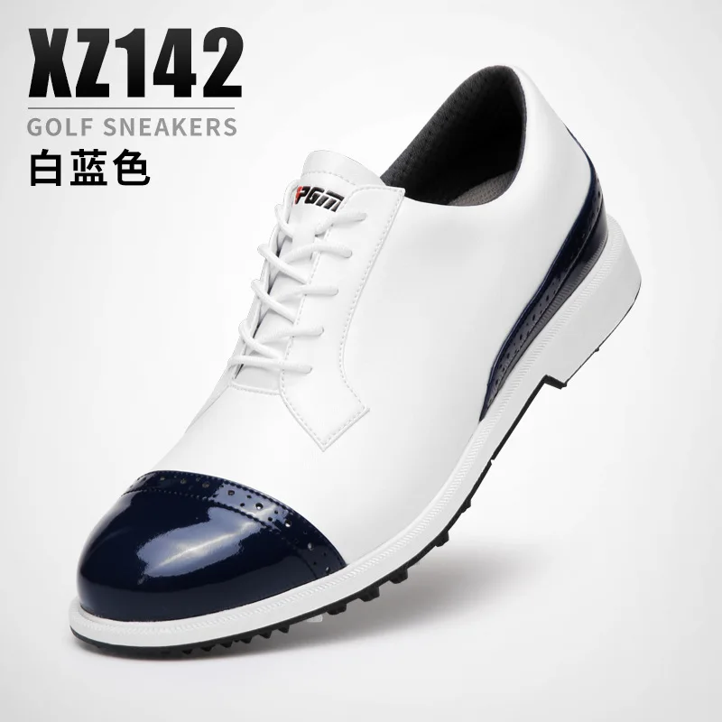 PGM Golf Men Shoes Anti-Slip Spikes Waterproof Sports Men's Shoes