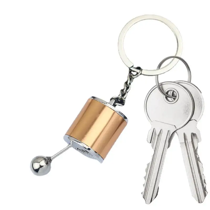 Рычаг переключения передач, игрушка, ручка переключения передач, брелок для ключей, 6-Скоростной редуктор, креативная Автоматическая деталь, брелок для ключей от автомобиля