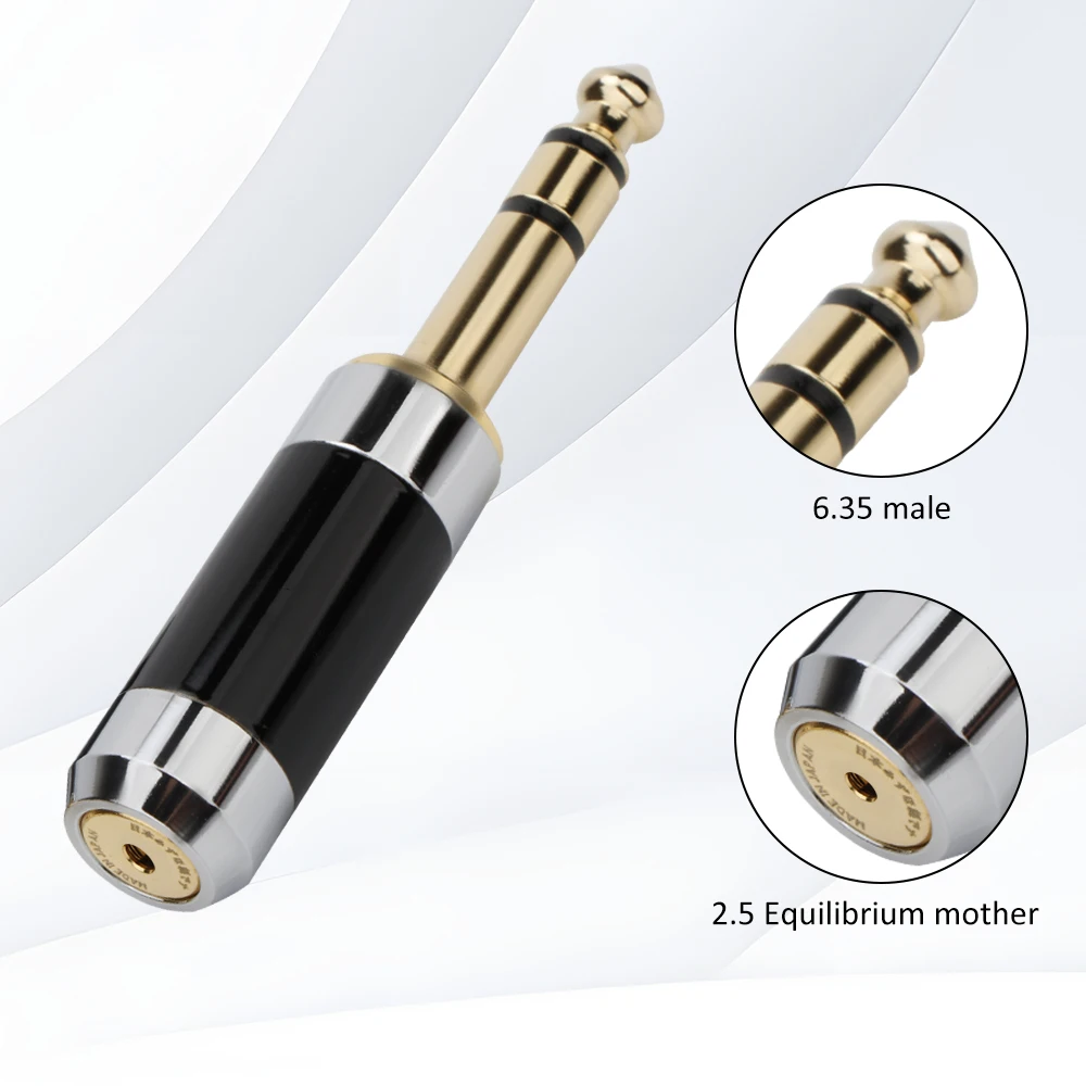2 5/3 5/4 4 мм мама на 6 35 папа стерео наушники аудио адаптер микрофонный разъем для HiFi