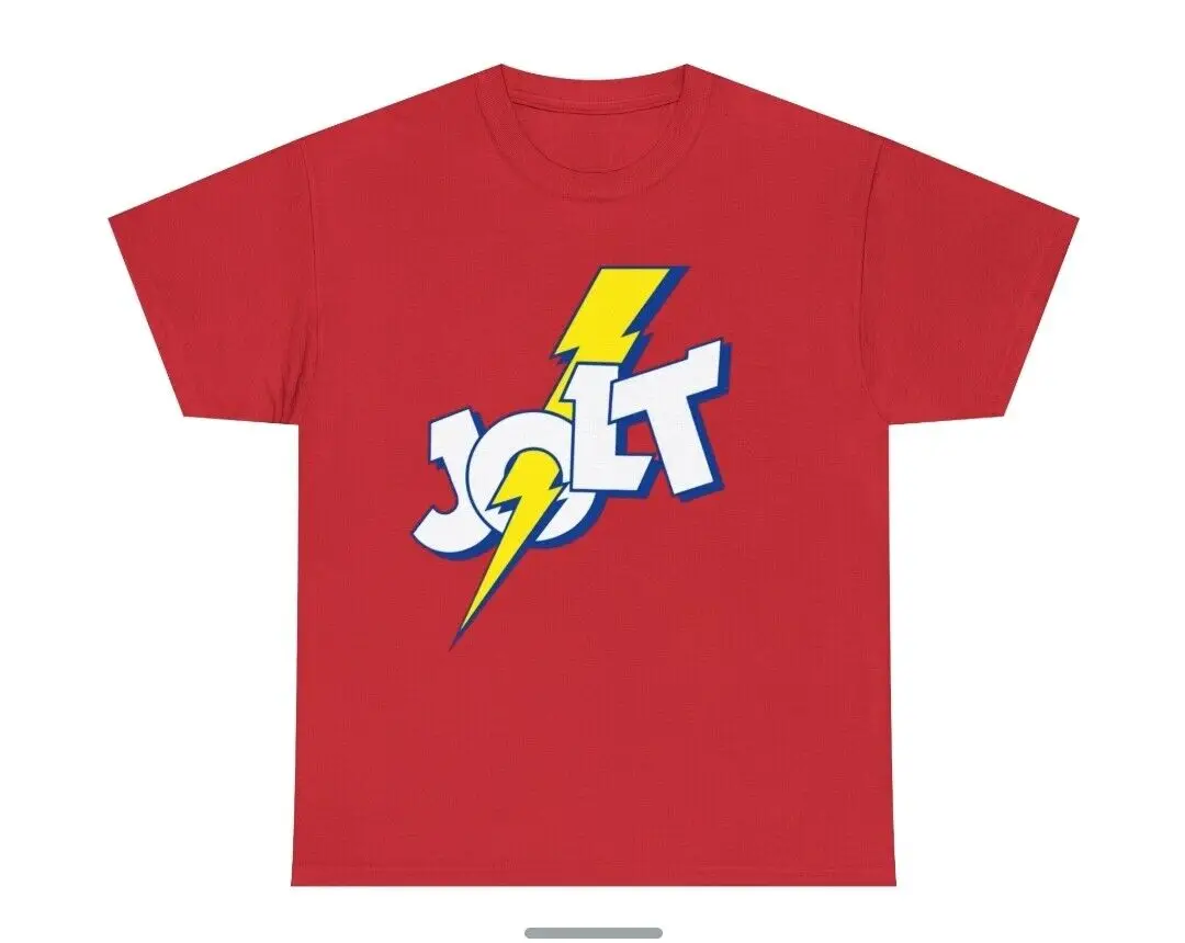 Футболка Jolt Cola в стиле ретро хлопковая красная NWT 80s 90s