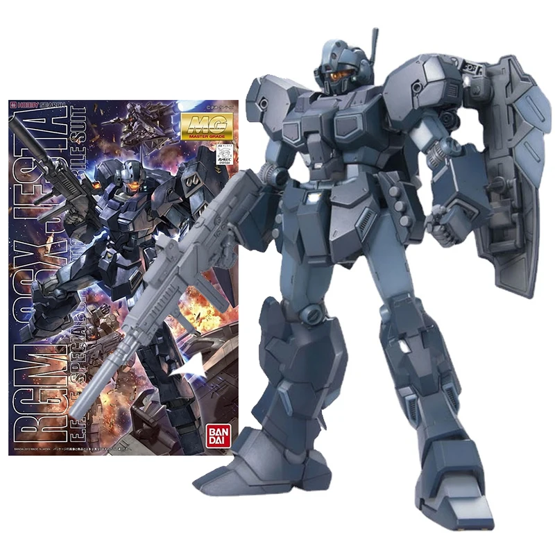 Anime Figure Mg 1/100 Rgm-96x Jesta Collection Gunpla Anime Action Figure Toys For Children