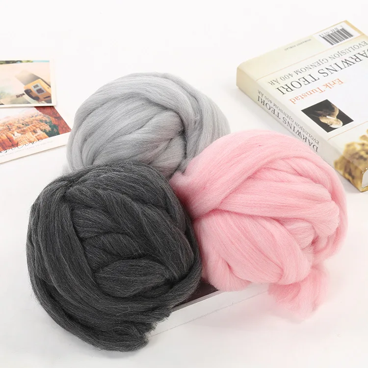 

1KG super thick Icelandic woolen yarn DIY hand-knitted blanket handmade pet mat knitting thread crochet yarn