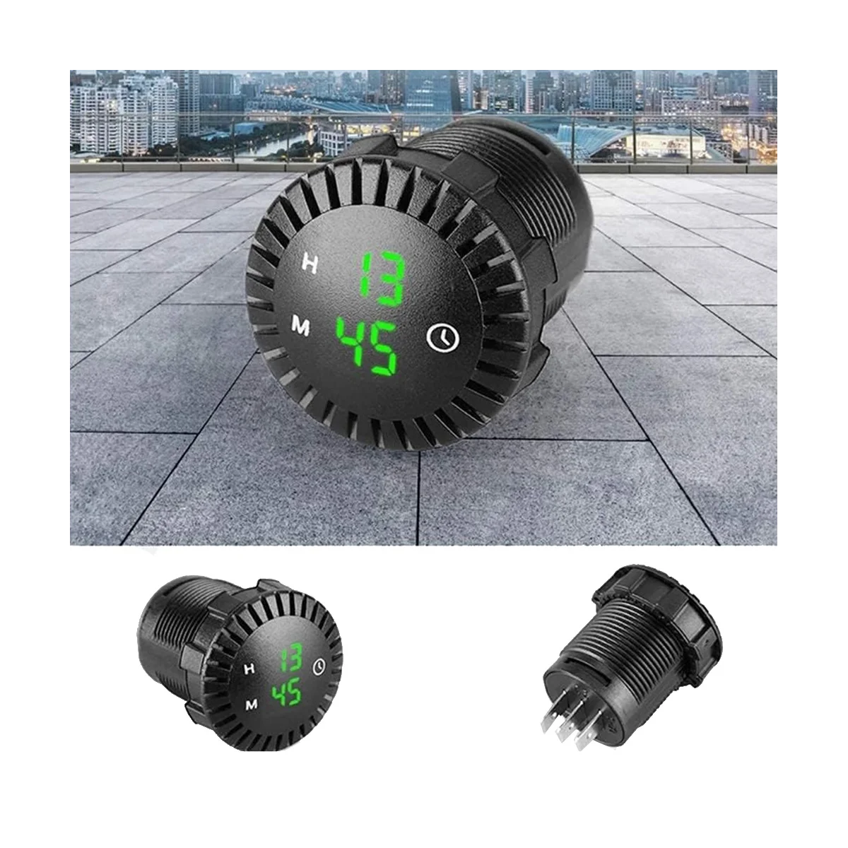 Автомобильные электронные часы цифровой дисплей таблица универсальные