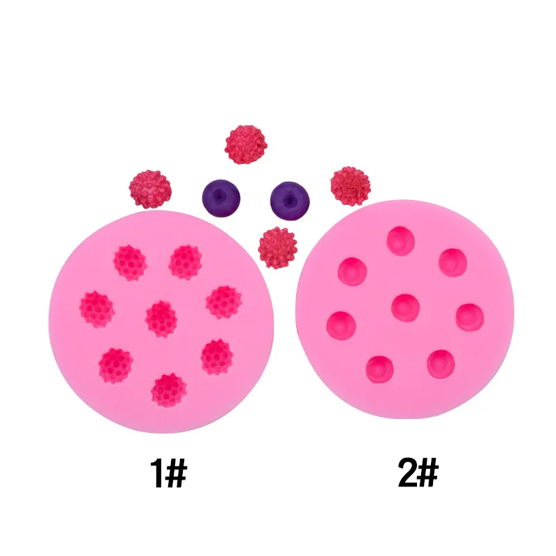 

DIY Three-dimensional Raspberry Blueberry Mulberry Raspberry Silicone Mold Manual Chocolate Sugar Cake Decoration Silicone Mould