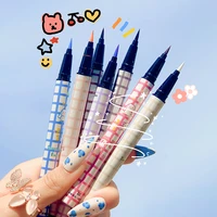 colorful rainbow liquid eyeliner pen 7 color waterproof long lasting smooth pigmented fast dry easy to draw eye makeup cosmetics