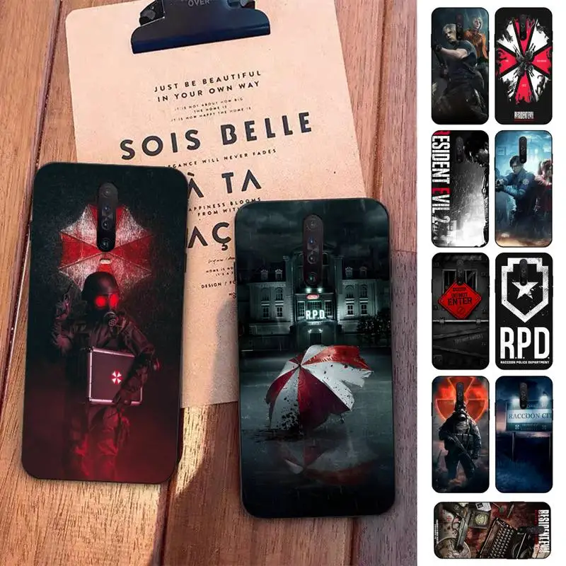 

Resident-Evils-s Phone Case For Redmi 5 6 7 8 9 10 plus pro 6 7 8 9 A GO K20 K30 K40 pro plus F3 Fundas