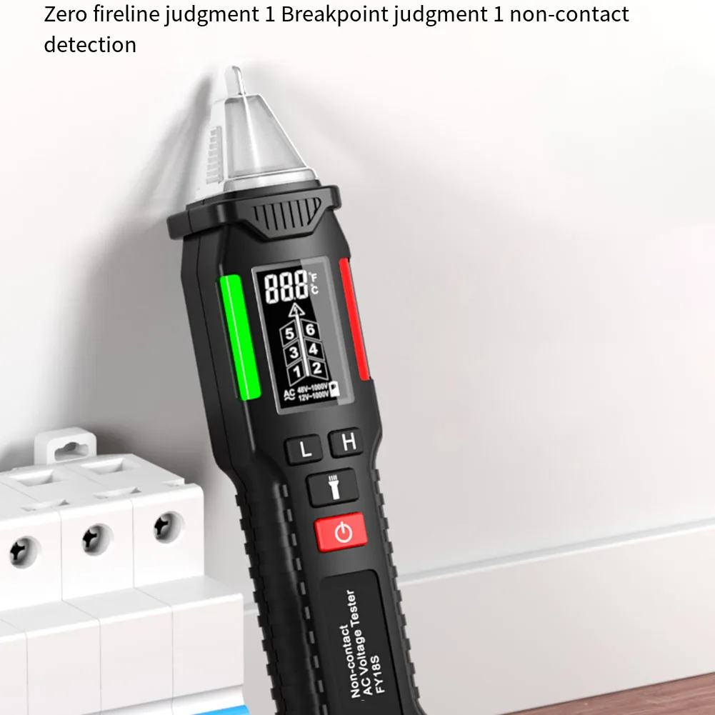 FY18S Умная тестовая ручка с ЖК-дисплеем NVC Индукционная большим экраном Тестовая