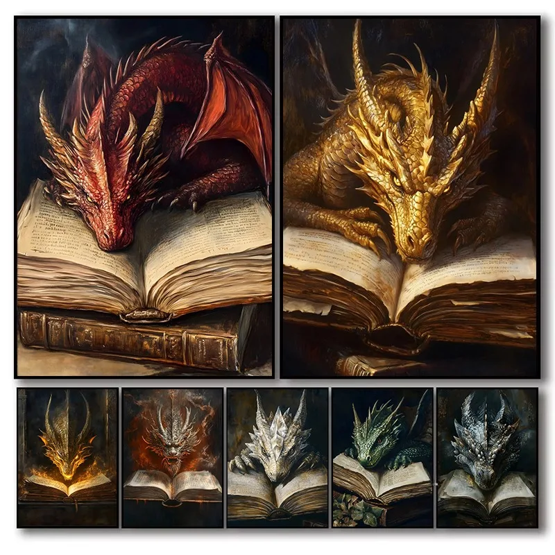 Печать на холсте &quotМистический Дракон&quot