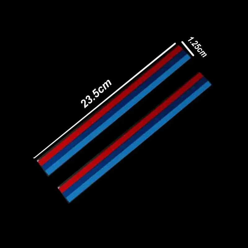 

2 шт. наклейка M Power MPerformance для BMW E36 E46 E60 E90 320i 325 328 330 F30 F10 520 525 M3 M5 F20 E87 F47 E30 E39 X1 X3 X5