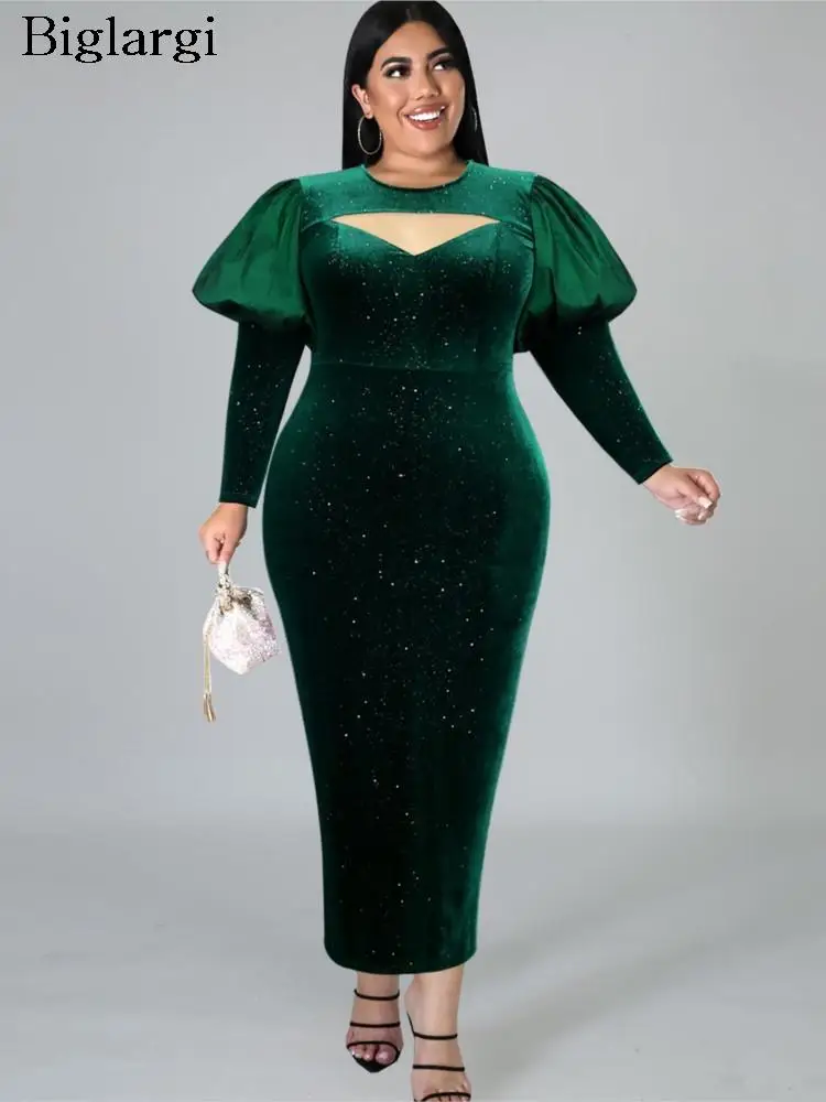 

Женское длинное платье с разрезом, с длинным рукавом