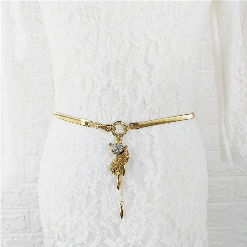

Hip High Waist Gold Silver Belts For Women Fashion Waistbands All-Match Belt For Party Jewelry Dress Waist Metal Chain Belts