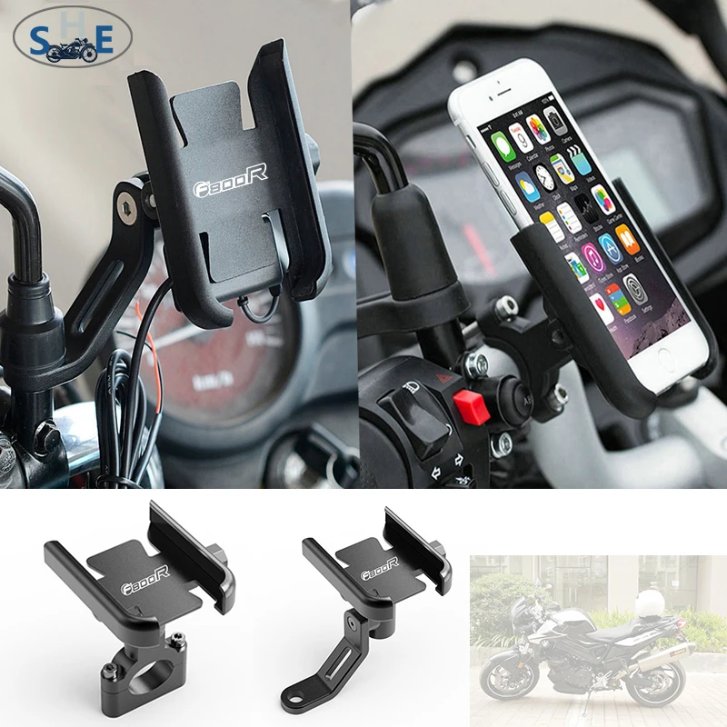

Для BMW F800R F 800 R аксессуары для мотоциклов с ЧПУ держатель для руля GPS Подставка Кронштейн