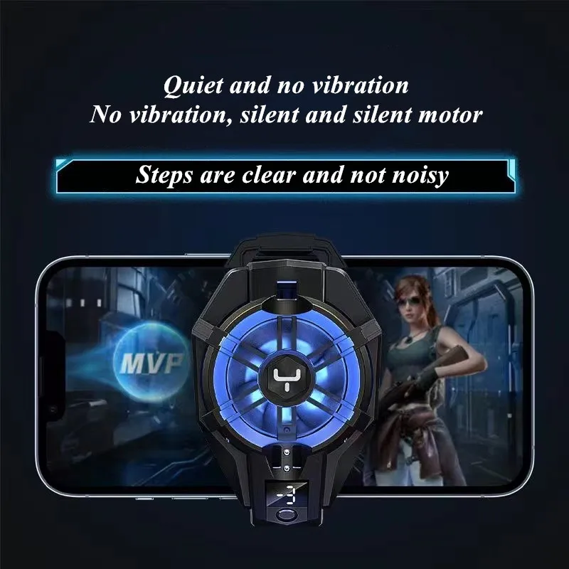 

X29 Portable Semiconductor ABS Cooler Mobile Phone Radiator w/ Battery for IOS Android Universal Gaming Accessories Cooling Fan
