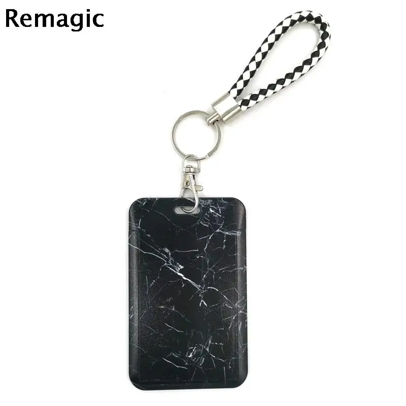 Black Marble Texture Cute Card Cover Clip Lanyard Retractable Student Nurse Badge Reel Clip Cartoon ID Card Badge Holder
Black Marble Texture Cute Card Cover Clip Lanyard Retractable Student Nurse Badge Reel Clip Cartoon ID Card Badge Holder
