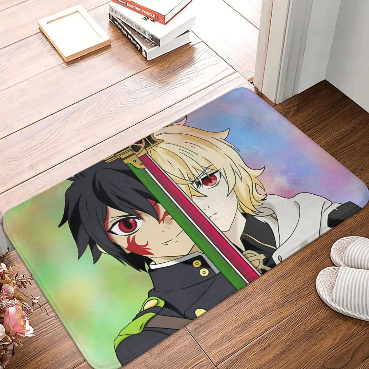 

Seraph Of The End Аниме Коврик для спальни Придверный коврик в форме демона ковер для гостиной коврик для входной двери домашний декор
