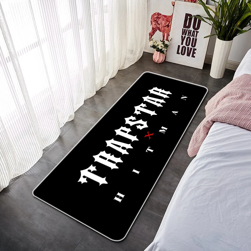 

Trapstar Kitchen Mat Funny Entrance Door Mats Motorcycle Carpet Non-slip Long Corridor Bath Doormat Children Room Prayer Rug