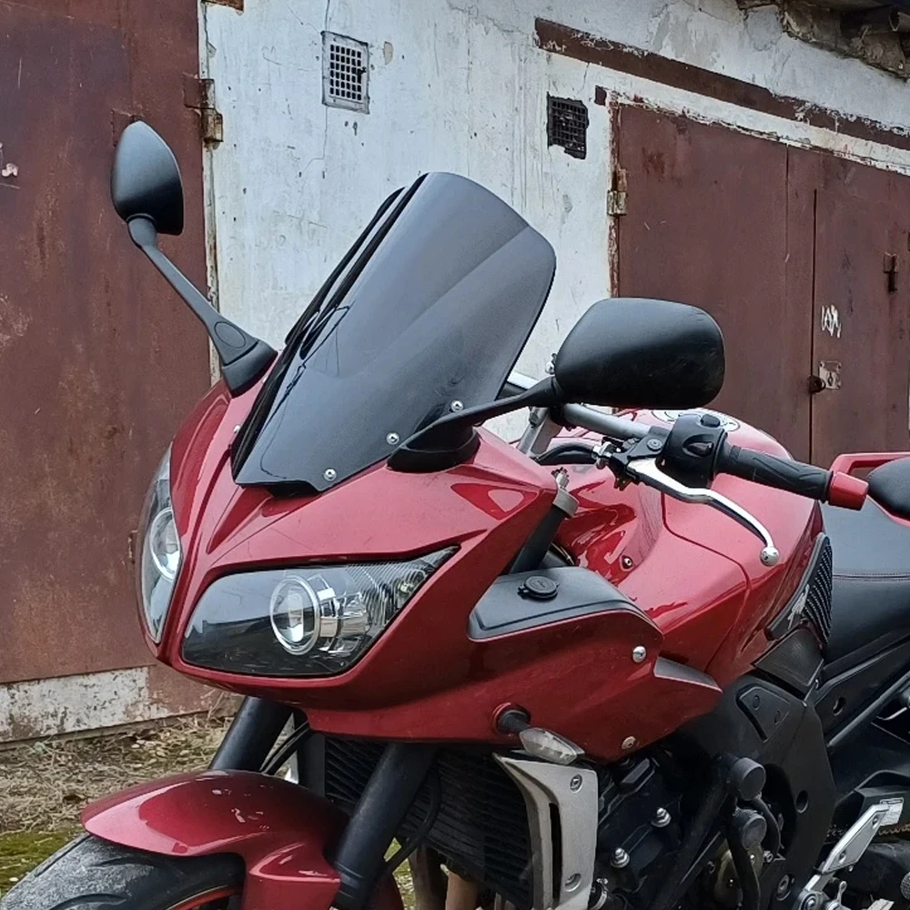 Фото Ветровое стекло FZ1000S для мотоцикла Yamaha Fazer FZ1S FZ1 1000 S 2006-2015 (2006, 2007, 2008, 2009, 2010, 2011) с двойной вогнутой поверхностью №3