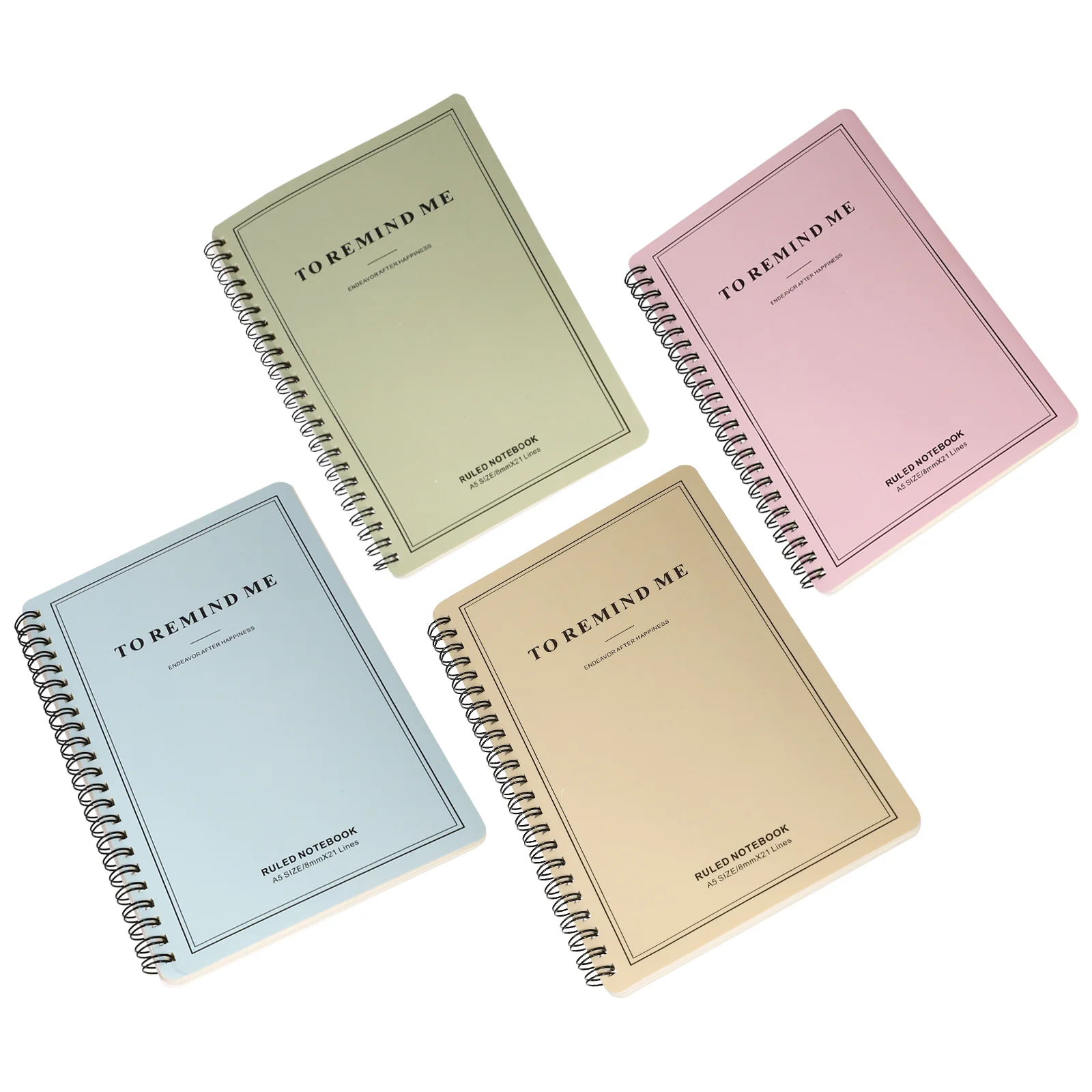 

Notebook Notepad Coil Notebooks Schedule A5 Writing Diary Planning Spiral Handbook Planner Office Students Mini Paper Lined