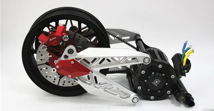 Средняя сборка двигателя 72 в 3000 Вт плоская вилка высокомощный Электромобиль