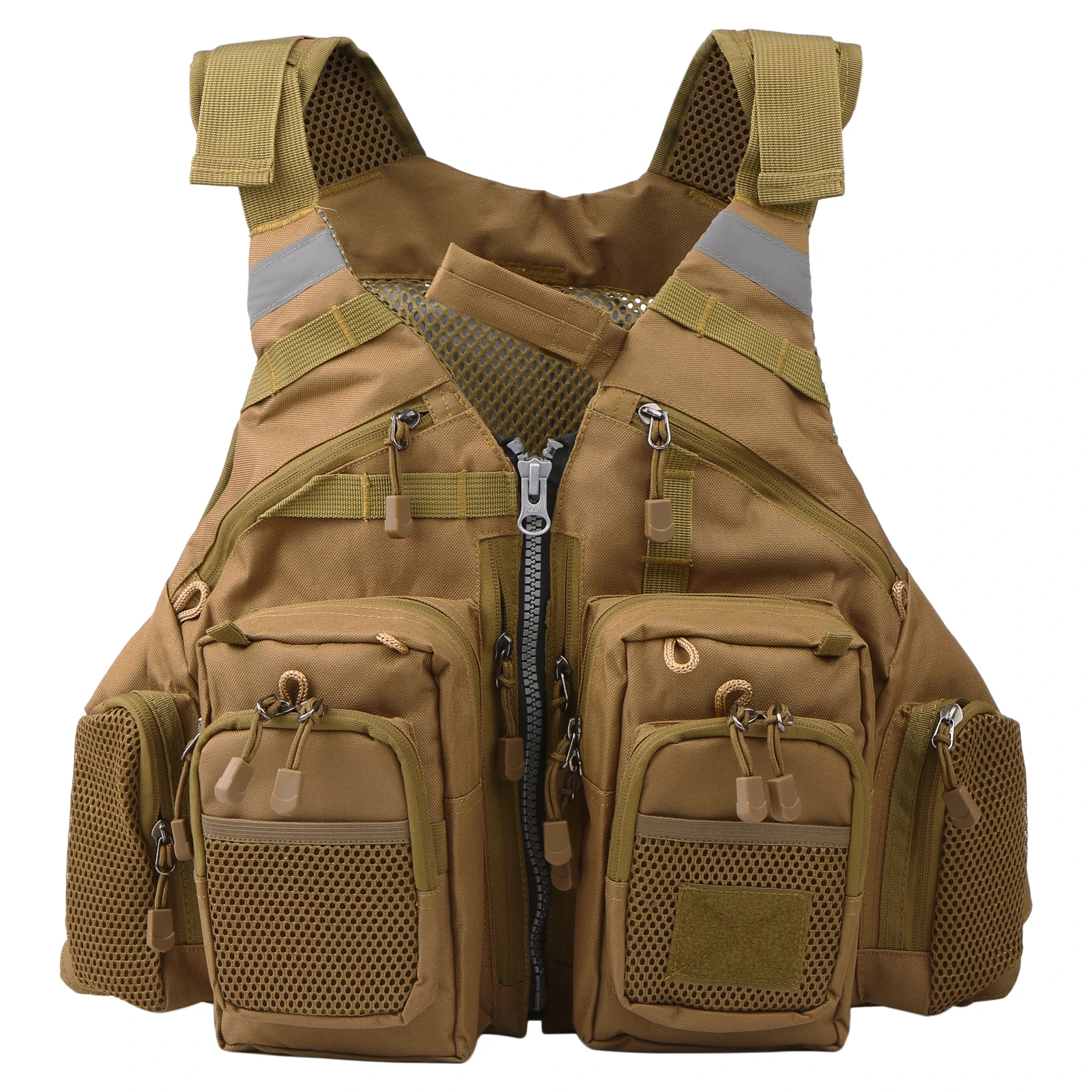 

Breathable Fishing Life Vest Bearing Life Safety Jacket Swimming Sailing Waistcoat Utility Vest Floatation Floating Device