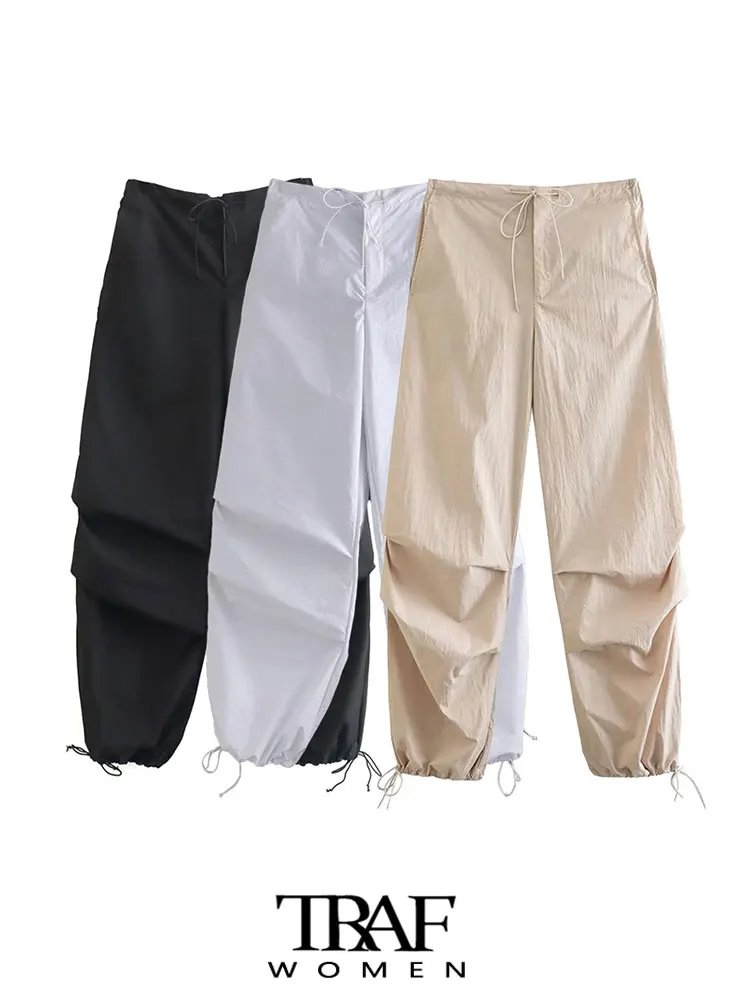 

Брюки женские плиссированные до колена, с эластичным поясом и боковыми карманами