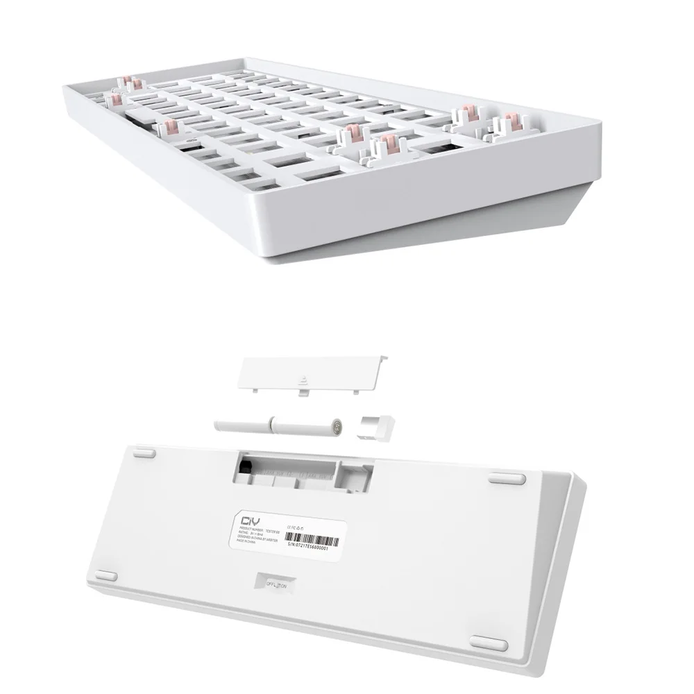 

Dual mode bluetooth 5.0 wireless 2.4G mechanical keyboard tester68 key kit axle seat tester