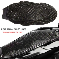 new motorcycle accessories rear trunk cargo liner protector for honda pcx150 pcx 150 motorcycle seat bucket pad storage box