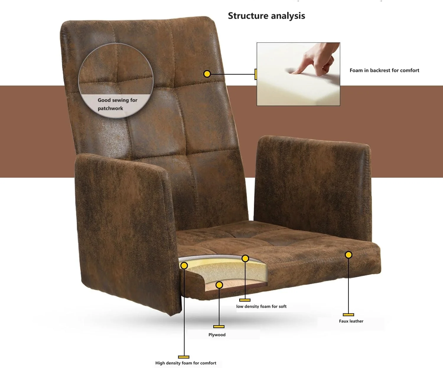 Обеденный стул Formwell набор из 2 предметов в индустриальном стиле кресло-качели для