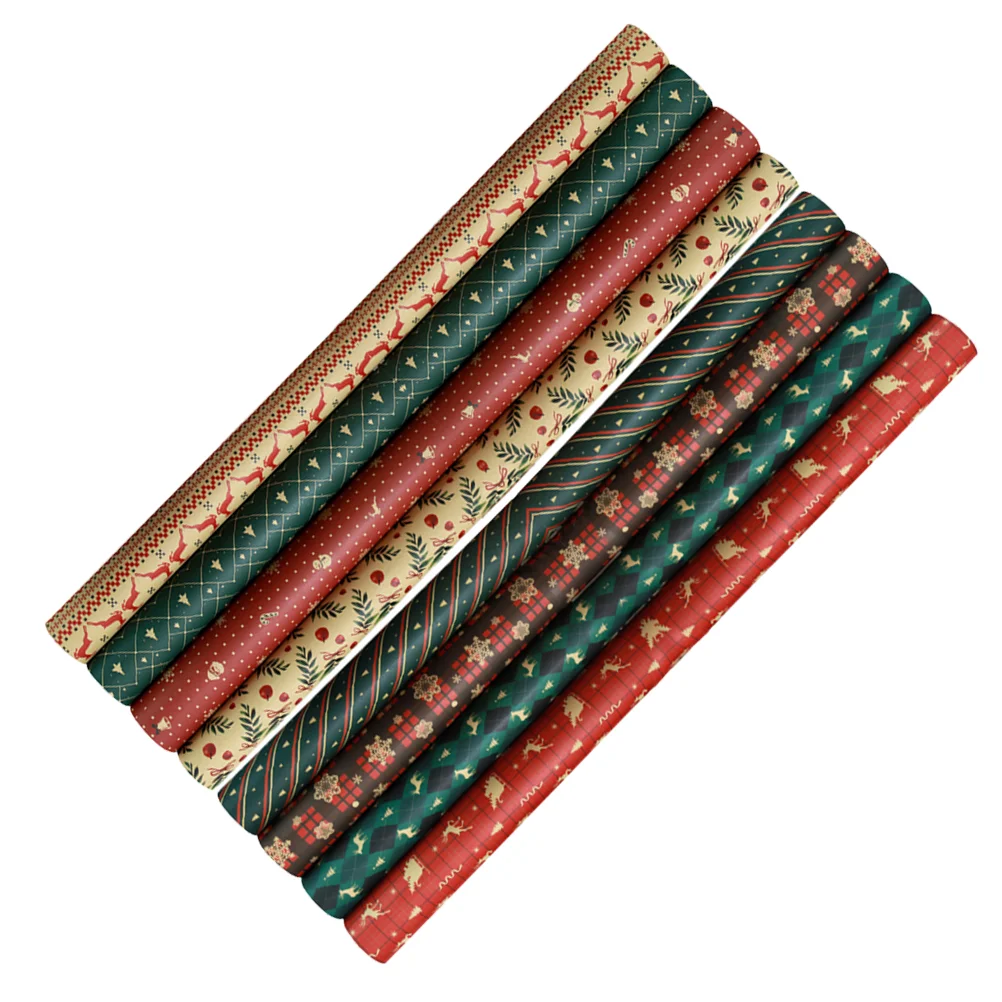 

Paper Wrapping Gift Packaging Christmas Diy Supplies Wrapper Flower Packing Sheets Birthday Box Kraft Presentbouquet Florist