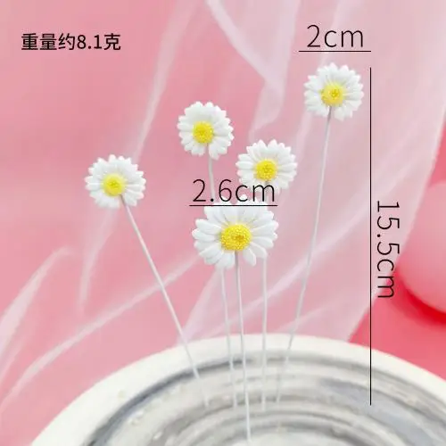 

MOONBIFFY акриловые топперы для кексов ромашка