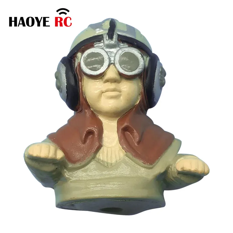 Фигурки пилотов Haoye в масштабе 1/7 1 шт. Игрушечная модель со стеклом и гарнитурой