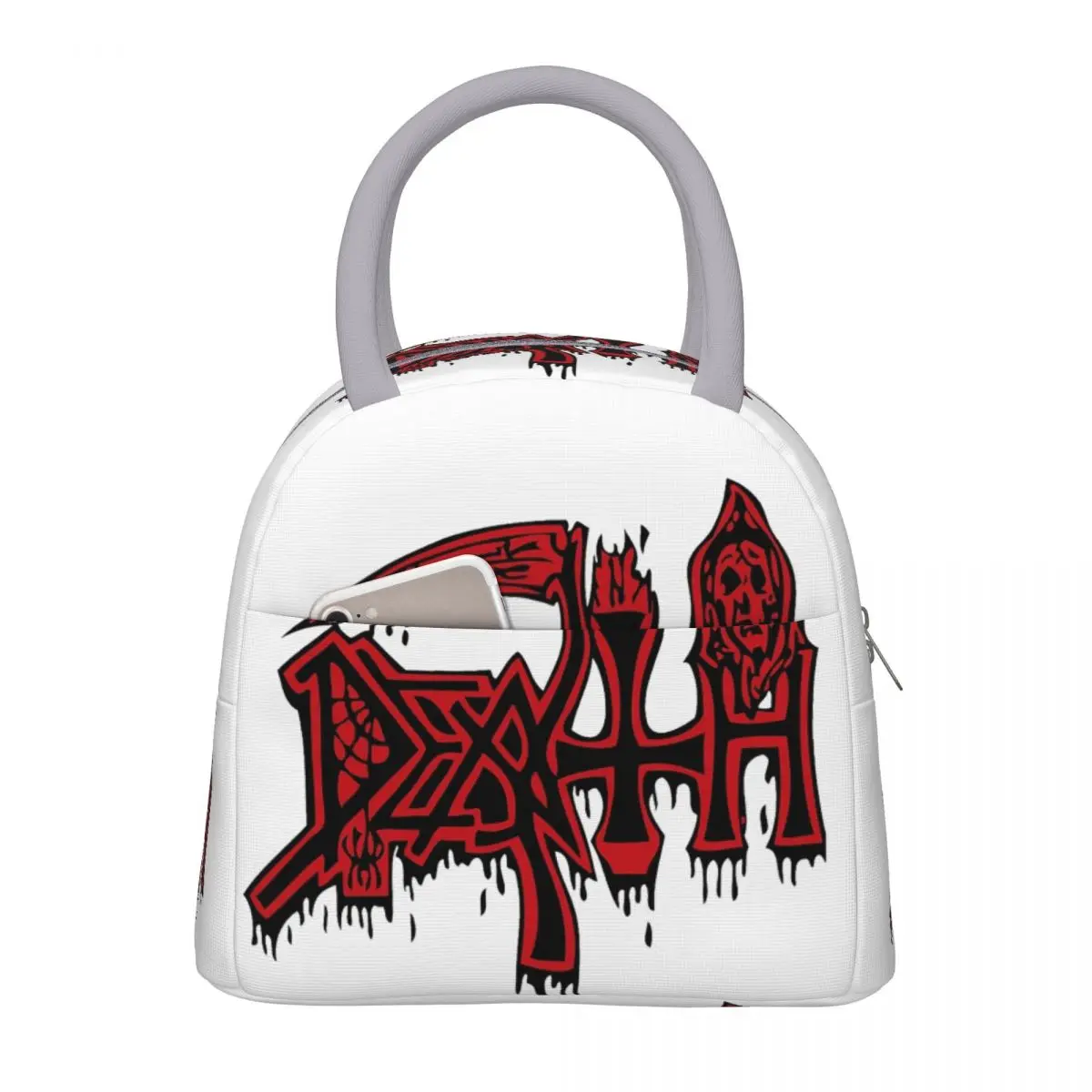 Термоизолированные ланч-пакеты Death Metal рок-группы для офиса портативный пищевой