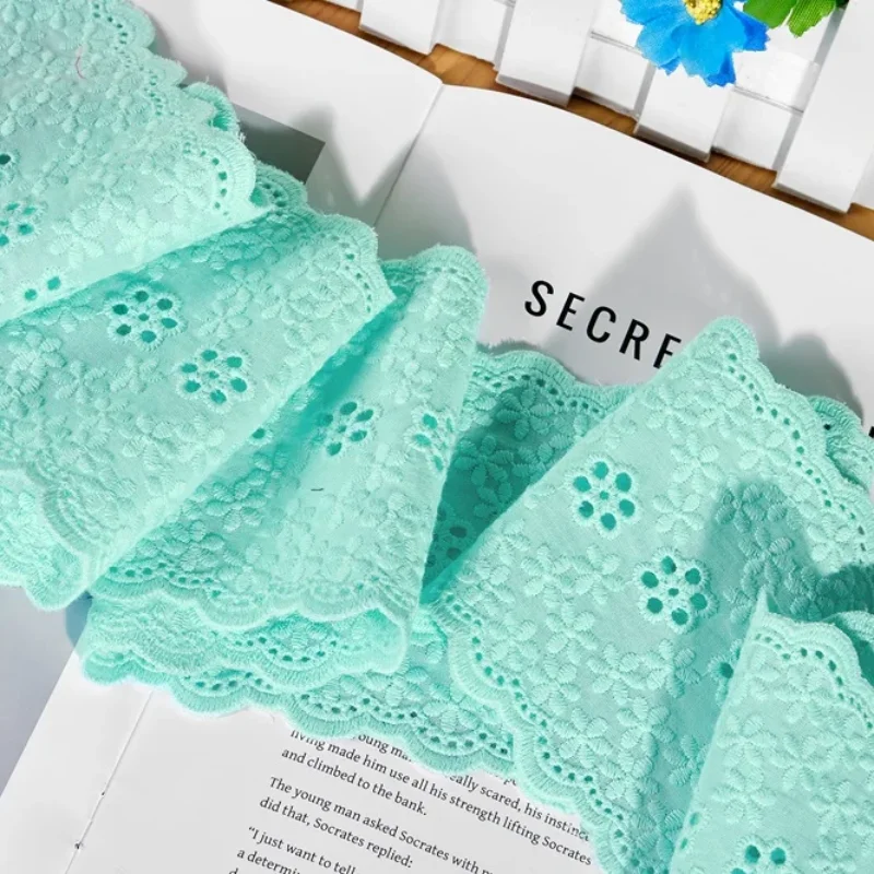 10 5 см в ширину 100% хлопок цветная ткань вышивка французское кружево аксессуары