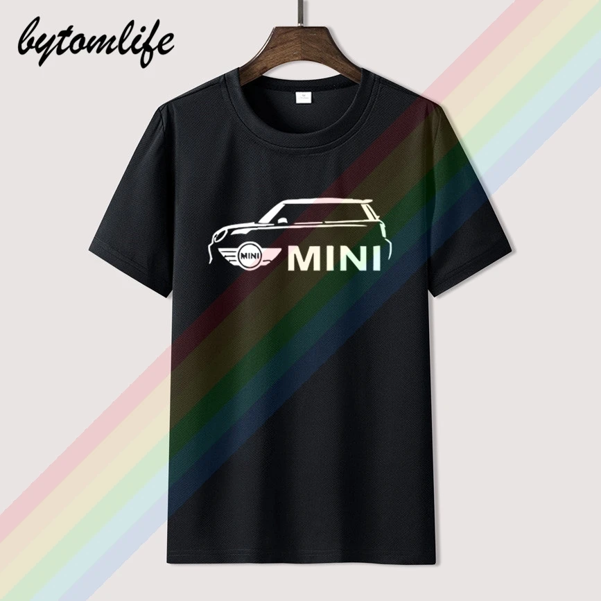 

2019 Latest Style Mini cooper s Print Car T-Shirts Men Personality Design Graphic T Shirt