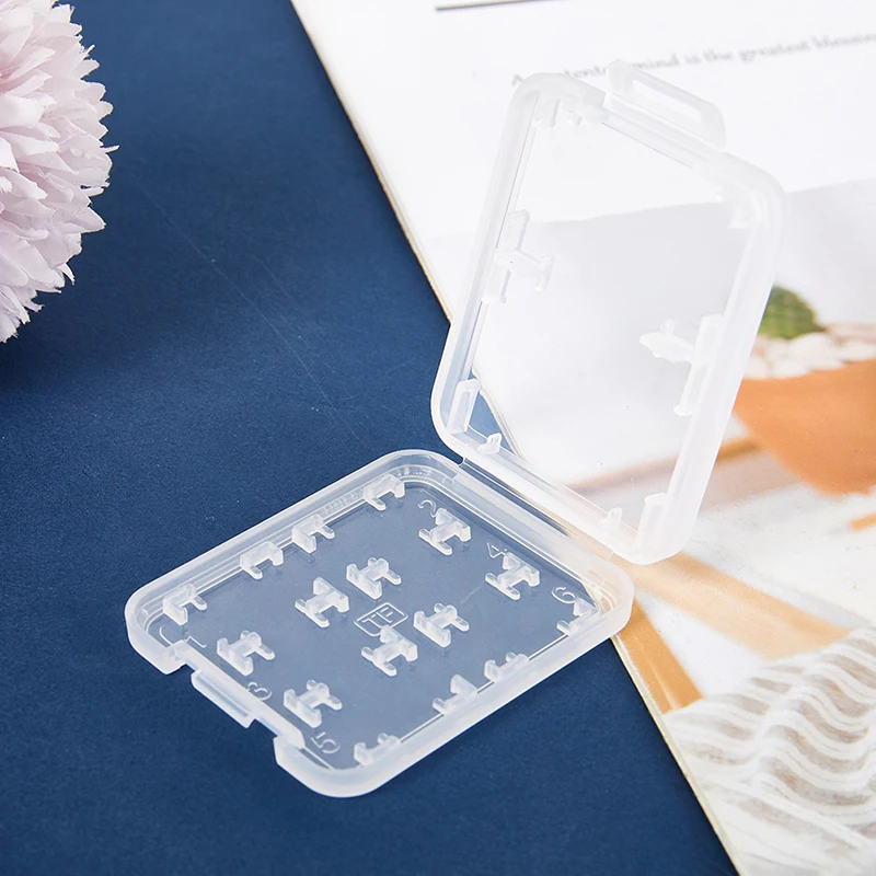 Прозрачный защитный держатель для карт памяти SD SDHC TF MS пластиковые коробки 1 шт.