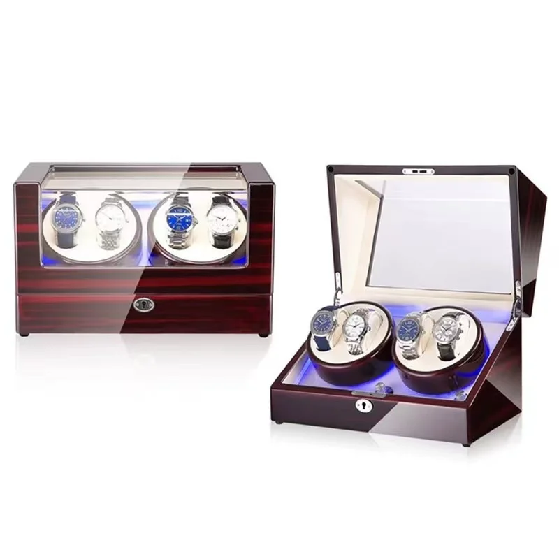 Automatic Winding Shaking Table Turntable Mechanical Watch Chain Box Shaking Table Storage Boxes Wholesale Waterproof Watches