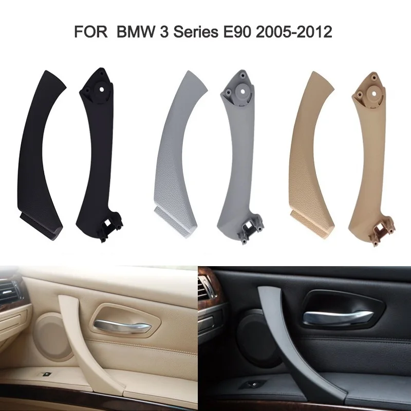 

Серый, бежевый, черный левый и правый внутренний подлокотник для внутренней двери автомобиля, накладка на панель для BMW 3 серии E90 E91 328 330 335