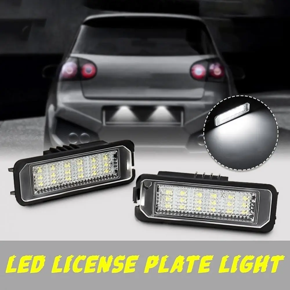 

1/2Pcs LED Car License Number Plate Light Lamp for Golf 4/5/6 Polo Phaeton