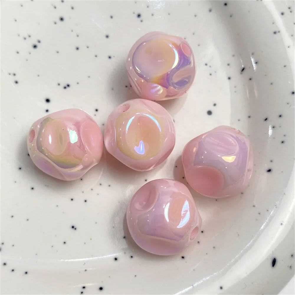 Бусины 16 мм для изготовления ювелирных изделий, цветные бусины для браслетов «сделай сам», модные бусины для милых девушек, аксессуары, бусины из бисера «сделай сам»