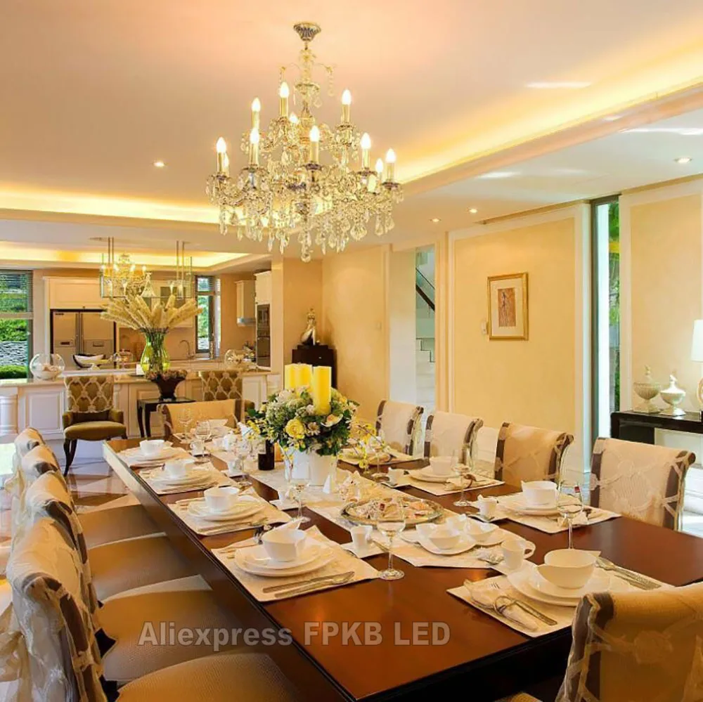 Миниатюрная Светодиодная лампа E14 9 Вт 220 В переменного тока 230 240 в SMD 360 51 светодиод