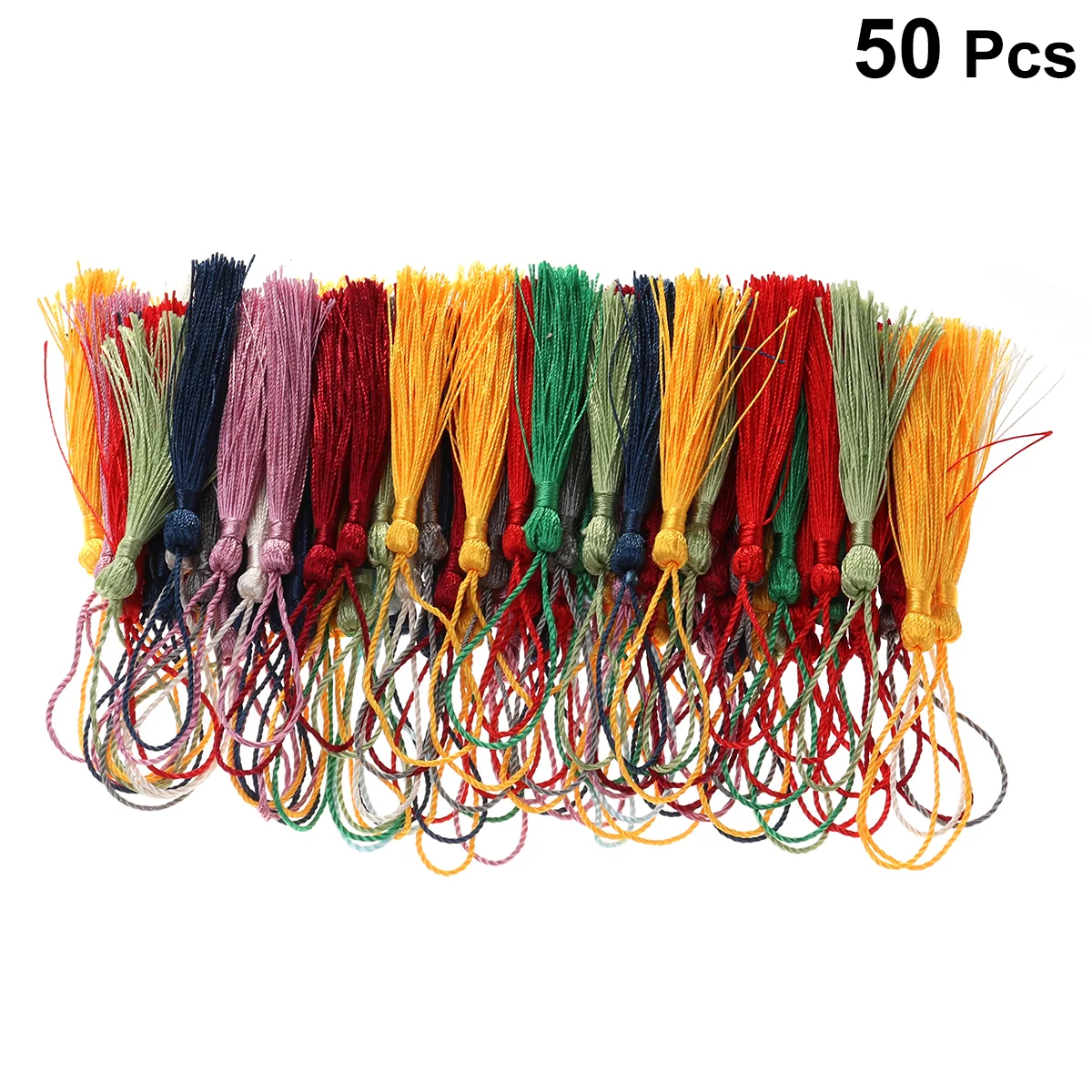 

50 Pcs Tassel Ornament Homemade Ornaments Tassels Jewelry Bohemian Jewelry Bags Mini Tassels