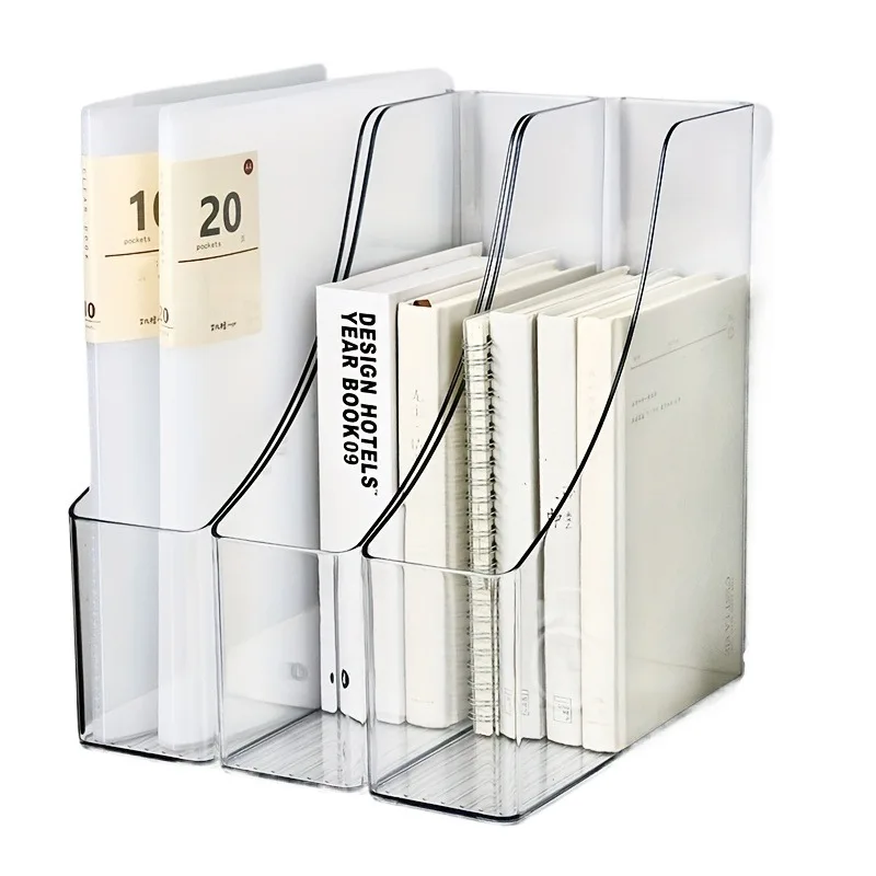 

Набор Из 3 Прозрачных Акриловых Держателей Для Журналов И Документов В Винтажном Стиле