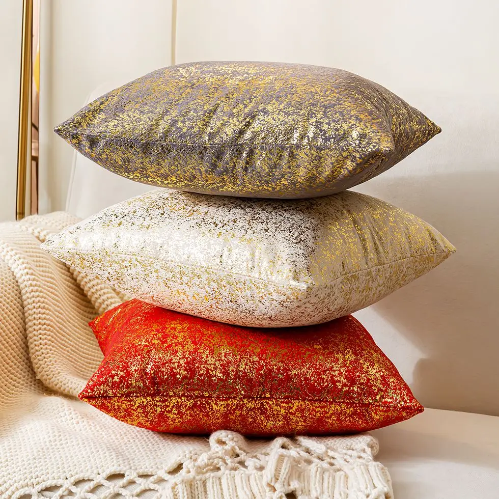 

Модные декоративные Наволочки Чехол 45x45 см, Золотая наволочка для подушки, Роскошный чехол для подушки, Дизайн 50x50 см, бархатная наволочка для дивана