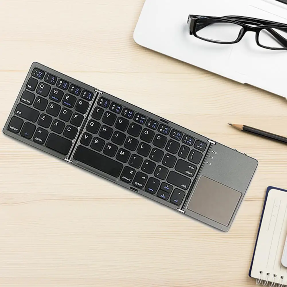 

Typing Sensitive Phone Tablet Wireless Foldable Keyboard Computer Accessories