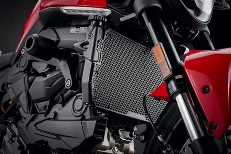 Фото Подходит для DUCATI MONSTER 937 9-23 лет, модифицированная сетка для резервуара для воды, защитная сетка, теплозащитный экран, красивые аксессуары №3