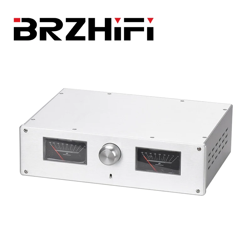 

BRZHIFI Retro Chassis Model 3610 Pre-stage Amplifier Enclosure Customized Audio Amp Case DIY Aluminum Box