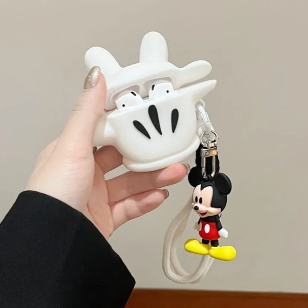 3D милый креативный защитный чехол для наушников Palm AirPods 1 2 3 4 Pro 2rd силиконовый от